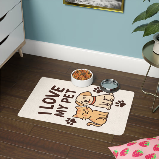 Customizable Pet Food Mat