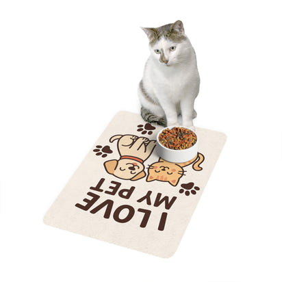 Customizable Pet Food Mat